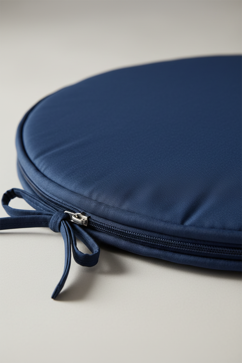 Navy pad piping and tie detail