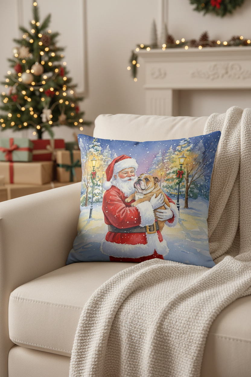Pillow styled on a living room sofa