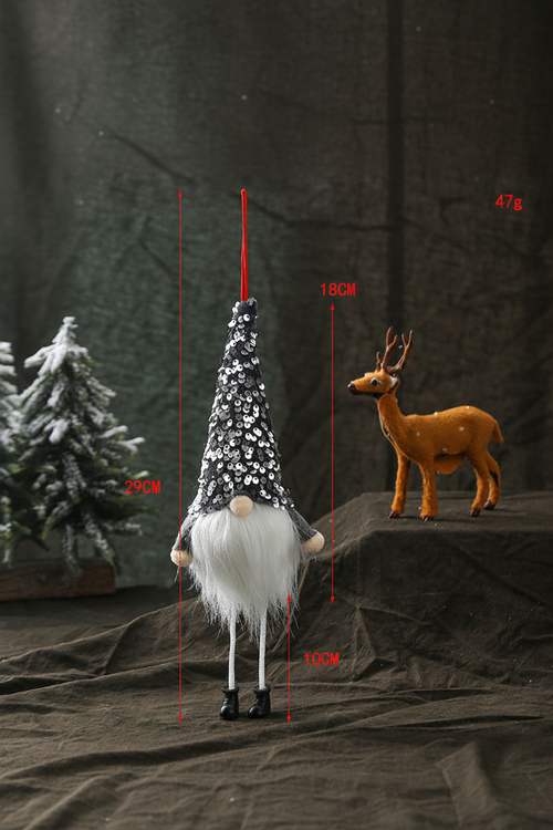 Faceless Sequin Christmas Gnome, 29 cm - Specs