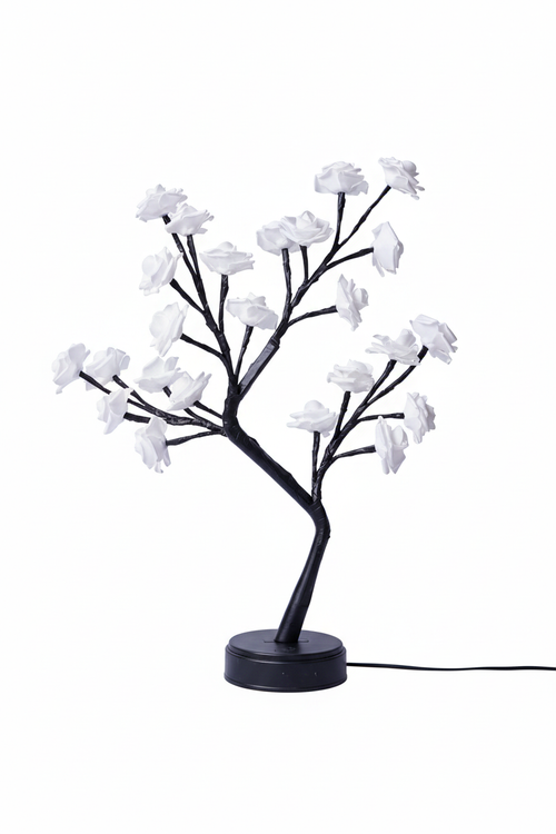 Rose Flower Tree Lamp, USB LED - Overview
