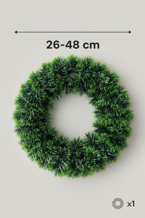 Classic Christmas Wreaths, 26–48 cm - Specs